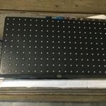 Ca. 14x Douchekop voor regendouche rechthoek, 823579, zwart