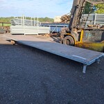 Intern transportmiddel op massieve banden