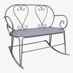 Schommel tuinbank Esschert Design, Belle Epoque MF075, grijs