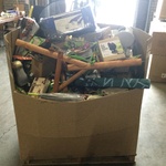 Pallet vol met tuinartikelen ED