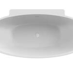 Vrijstaand ligbad, Agata/asara, 824134, wit
