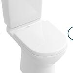 Duoblok comb. Met Qr + sc zitting wit Villeroy & Boch, O.novo, wit