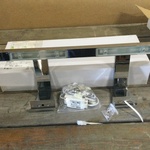 2x Verlichting voor badmeubel, 820354, chroom