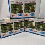 3x Decoratieve mistmakers met 12 kleuren Led ’s Olympia Garden, Simon