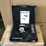 Ca. 12x Portable gasstel Borvat, zwart