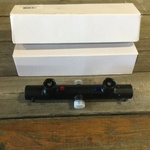 3x Thermostatische badkranen, zwart