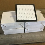 4x Douchekop voor regendouche, 821439, chroom/wit