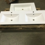 2x Wastafels wit, verschillend Aloni, Beta80Z, wit