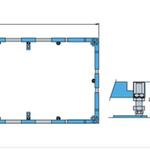 Frame voor douchebak 100 x 100 cm Villeroy & Boch, U91412100