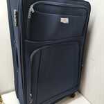 Grote reiskoffer, op wielen Royalty Rolls, blauw