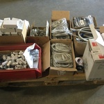 Pallet met diverse sanitair lampen