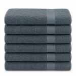 Ca. 60x Handdoek, 50/100 500gsm, antraciet
