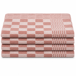 Ca. 144x Horeca theedoek, rood geblokt