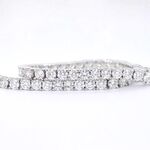 Witgouden armband met briljant geslepen diamanten 9.00 carat