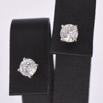 Witgouden diamanten oorbellen van 0.50 carat