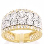 Gouden pavering met diamanten