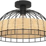 2x Anwick plafondlamp EGLO, zwart