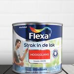 3x Hoogglans lak 500 ml Flexa, strak in de lak, basis w05