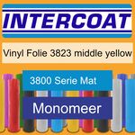 Snijfolie 50m x 61cm, Intercoat, 3800 serie mat, 3823 middle yellow