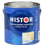 2x Voorstrijk vlek-isolerend Histor, perfect base, wit, 2,5 liter