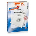 8x Stofzuigerzakken voor bestron – 4 stuks CleanBag, microfleece+
