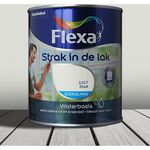 2x Zijdeglans lak 750 ml Flexa, strak in de lak, eiwit