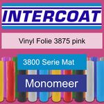 Snijfolie 50m x 61cm Intercoat, 3800 serie mat, 3875 pink