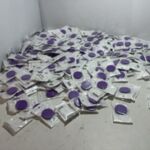 Partij telefoon grip houders, paars