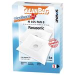 Ca. 12x Stofzuigerzakken 4 stuks Cleanbag, voor panasonic c2/c2e/c20e