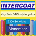 Snijfolie 50m x 61cm Intercoat, 3800 serie mat, 3829 sulphur yellow