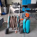 Tuinslanghaspel met drukvat Gardena