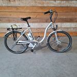 Elektrische damesfiets, Flyer, C5, Grijs / Chroom
