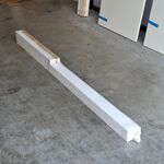 2x Binnendeur kozijn, Sakol, Meranti | Gegrond | Stompe deur