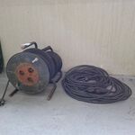 2x Kabelhaspel met verlengsnoer, 230V
