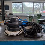 Poetsmachine met ledbouwlamp
