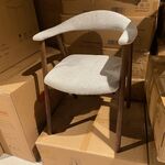 Set van 6 eetkamerstoelen AJ Living, Fred, grijs