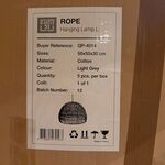 Hanglamp Label51, Rope, light grey
