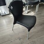 6x Stoelen, zwart