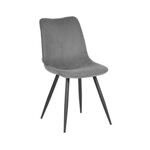 Set van 6 eetkamerstoelen Label51, Jort, donker grijs