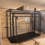 Set van 3 wandrekken, zwart