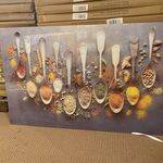 Schilderij gehard glas Spices