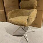Set van 6 eetkamerstoelen AJ Living, Donny, zand