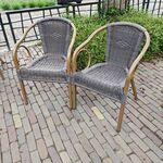 Ca. 54x Terras stoelen, bruin