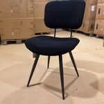 Set van 6 eetkamerstoelen Label51, TED, zwart