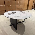 Salontafel rond marmer, cryolite