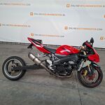 Motorfiets, Suzuki, GSX R 600 met verlengde achterbrug, 2005