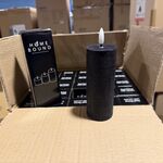 50 stomp led kaarsen Homebound, zwart