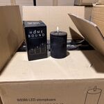 50 stomp led kaarsen Homebound, zwart