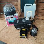 Rookmachine met discolamp en laser, BeamZ, S500