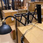 Wandlamp, zwart